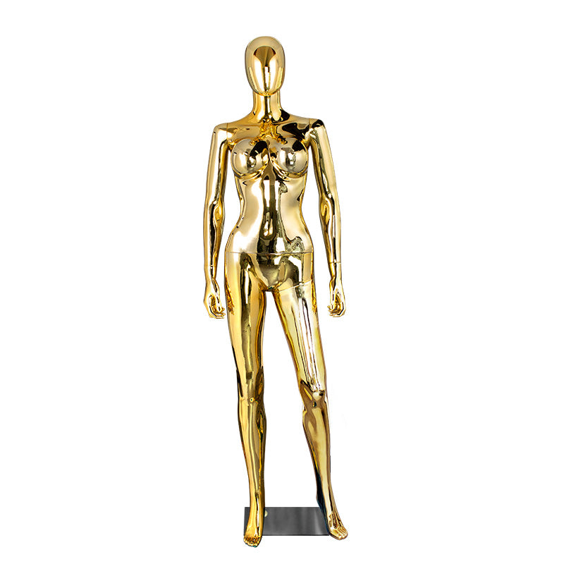 New Arrival for 2025 Factory Women Model Latin America Underwear Clothing Chrome Female Mannequin Windows Display
