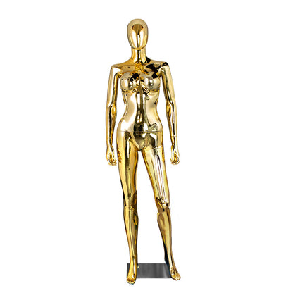 New Arrival for 2025 Factory Women Model Latin America Underwear Clothing Chrome Female Mannequin Windows Display