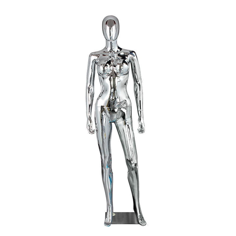 New Arrival for 2025 Factory Women Model Latin America Underwear Clothing Chrome Female Mannequin Windows Display