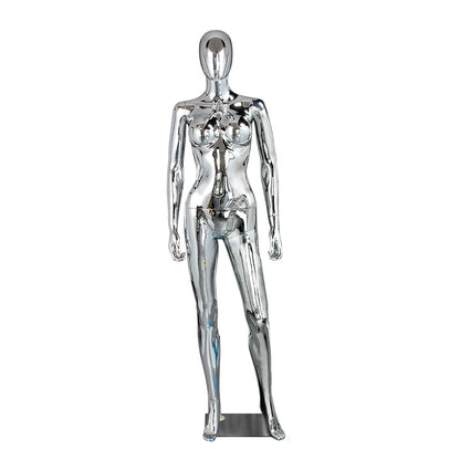 New Arrival for 2025 Factory Women Model Latin America Underwear Clothing Chrome Female Mannequin Windows Display