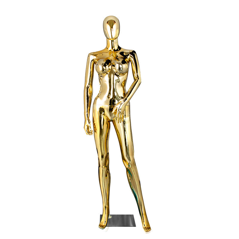 New Arrival for 2025 Factory Women Model Latin America Underwear Clothing Chrome Female Mannequin Windows Display