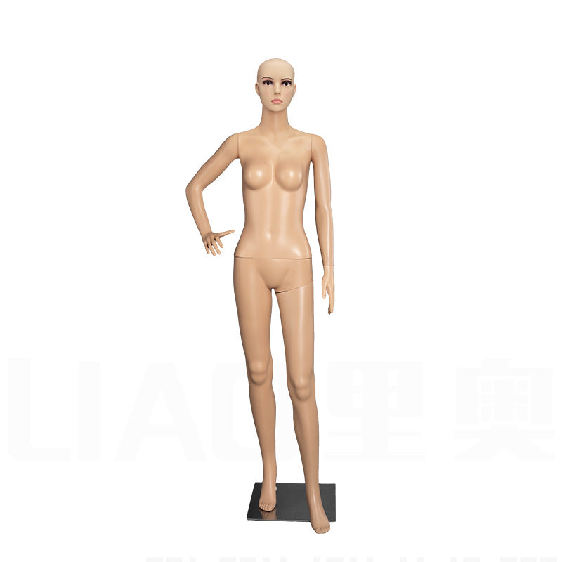 Factory Supplier Cheap Plastic Female Mannequin Full Body With Realistic Head for Sale Garments Boutique Display