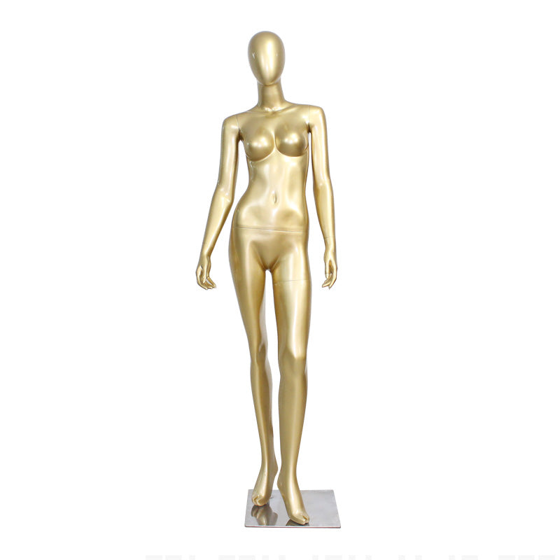High Quality Golden Underwear Bra Female Mannequin Women Clothing Window Fashion Display