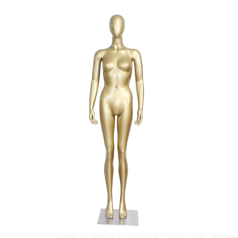 High Quality Golden Underwear Bra Female Mannequin Women Clothing Window Fashion Display