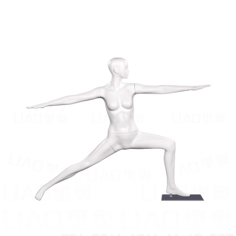 Sports Athlete Mannequin Full Body Female Dummy Yoga Mannequins Factory Directly Supply Window Display