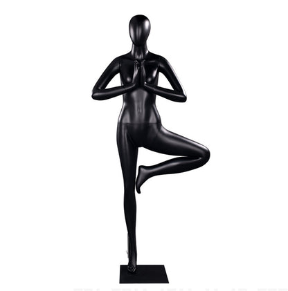 Sports Athlete Mannequin Full Body Female Dummy Yoga Mannequins Factory Directly Supply Window Display