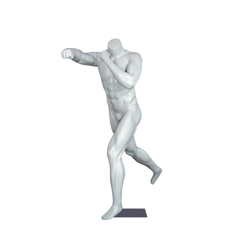 Headless Sports Male Mannequin Used Runs Play Ball Games Clothes Dummy Men Black Gray Full Body