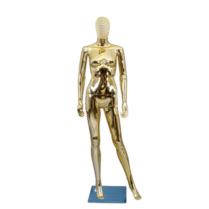 Women Full Body PlasticChrome Female Mannequins Original Factory With Wholesale Price With Metal Head