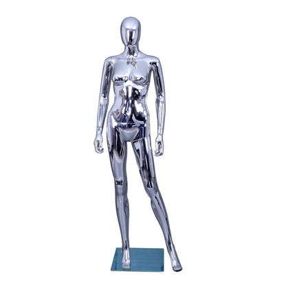 Hot Selling Silvery Golden Chrome Mannequin for Wedding Dress