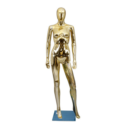 Hot Selling Silvery Golden Chrome Mannequin for Wedding Dress