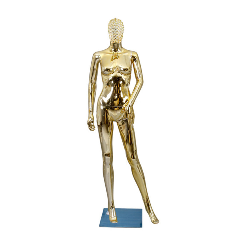 Women Full Body PlasticChrome Female Mannequins Original Factory With Wholesale Price With Metal Head
