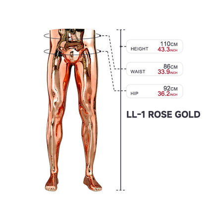 High Quality Half-Length Torso and Leg Lower Body Mannequin Cheap Plastic Male Mannequin for Pants Display Hot Sale