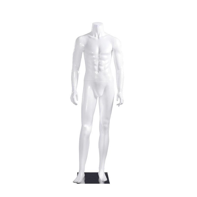 Headless Male Mannequin Fiberglass Men Dummy for Shop Display Clothes Garments