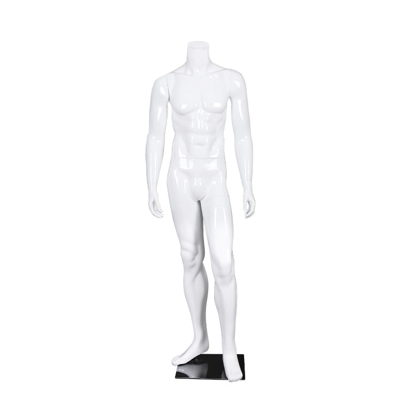 Headless Male Mannequin Fiberglass Men Dummy for Shop Display Clothes Garments