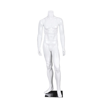 Headless Male Mannequin Fiberglass Men Dummy for Shop Display Clothes Garments