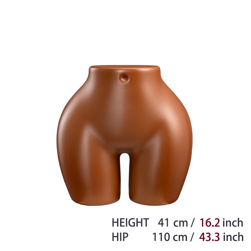 Cheap Plastic Brazilian Female BBL Mannequin Curvy Big Hip Woman Girl Underwear Half Body Form Lingerie Torso