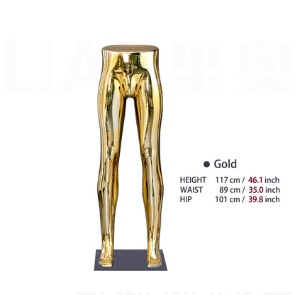 Clothing Store Window Display Men Mannequin Leg Lower Body Cheap Plastic Torso for Pants