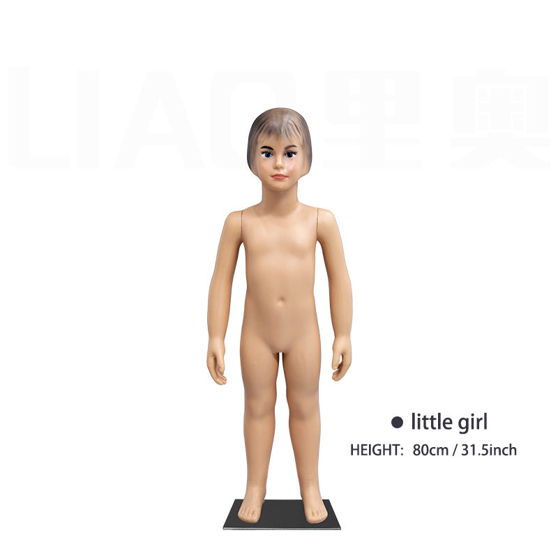 Cheap Plastic Full Body Stand Mannequin Boy and Girl Dummy Model for Infants and Children Clothes Display Head Type Baby Manikin
