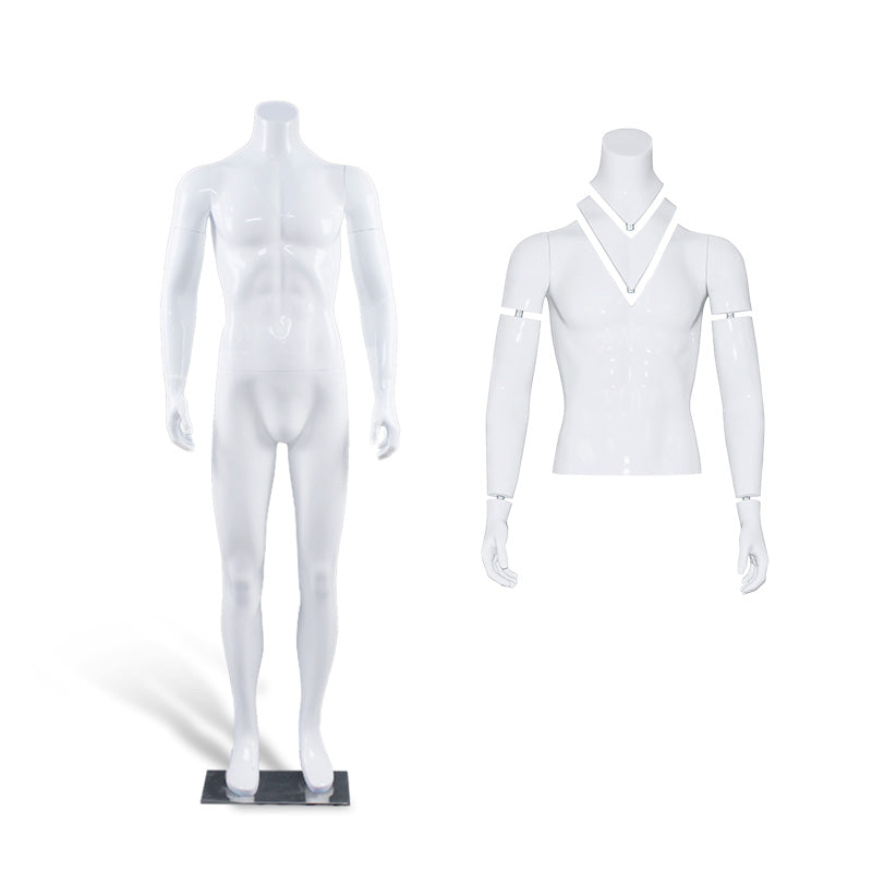 High Quality Adjustable Women Male E-commerce Mannequin Clothing Display Detachable