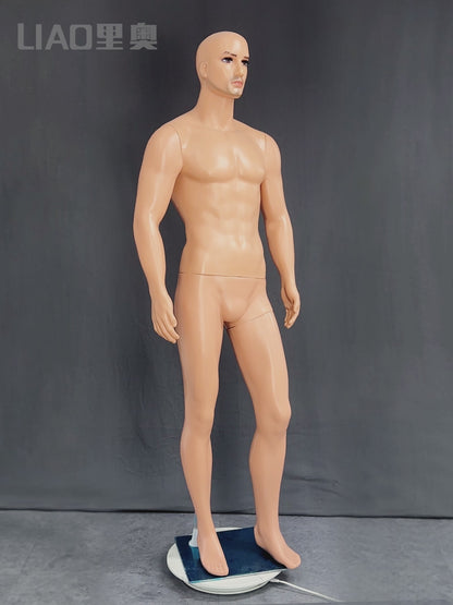 Skin Tone Adult Realistic Male Mannequin Plastic Men Model Boutique Fashion Display Manikins for Sale