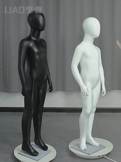 Children Mannequins Whole Body, High-end Brand Kid's Clothing Display Frame Large and Medium Kids Fiberglass Full Body
