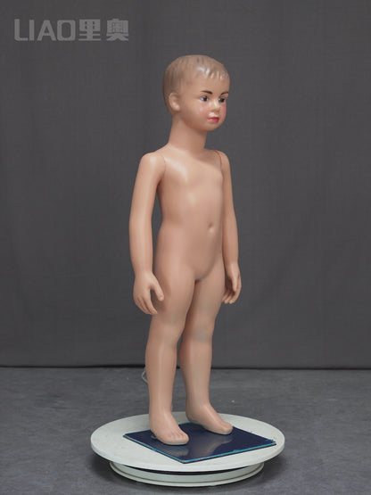 Cheap Plastic Full Body Stand Mannequin Boy and Girl Dummy Model for Infants and Children Clothes Display Head Type Baby Manikin