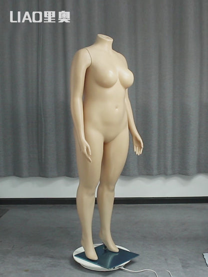 Big Breast and Big Ass Plastic Fat Woman Mannequin Lower Body Fat Dummy