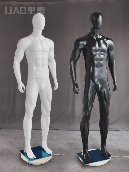 Fashion Clothing Store High-quality Male Boutique Display Plastic Male Mannequin Muscle Man Models Full-body Mannequin Men Dummy