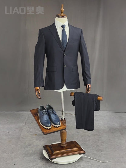 High-end Clothing Store Suit Display Model upper-body with Wooden Arm male mannequins for boutique clothes Adjustable Height