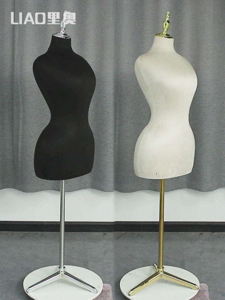 Simple Large-size Half-body Cloth Mannequins Shooting Women's Clothing Props Big Ass Big Chest