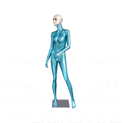 Senior Make-up Face Female Dummy, European Clothing Mannequins Display Window for Luxury Brand Direct Store