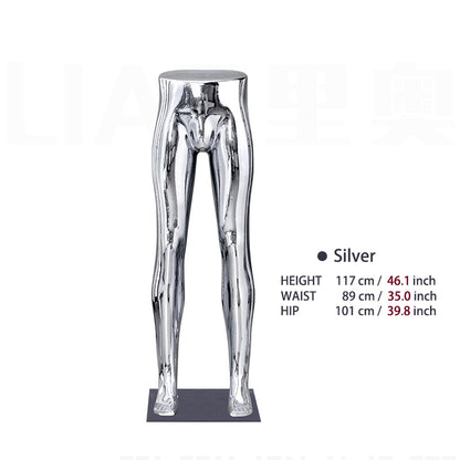 Clothing Store Window Display Men Mannequin Leg Lower Body Cheap Plastic Torso for Pants