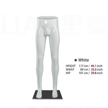 Clothing Store Window Display Men Mannequin Leg Lower Body Cheap Plastic Torso for Pants