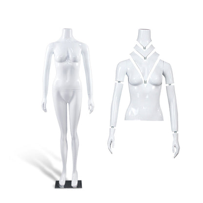 High Quality Adjustable Women Male E-commerce Mannequin Clothing Display Detachable